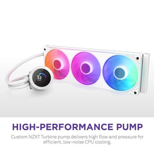 Nzxt Kraken Plus 360mm RGB White CPU Liquid Cooler
